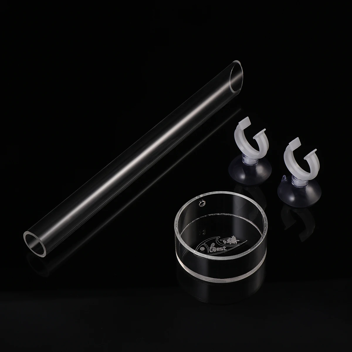 POPETPOP 1 комплект твердый прозрачный акриловый Собранный кормушка для креветок