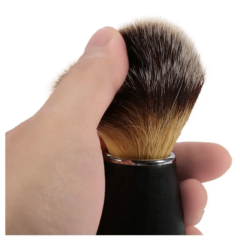 

Men's Nylon Shaving Hair Brush With Wood Handle For Facial Shaving Cleaning,black