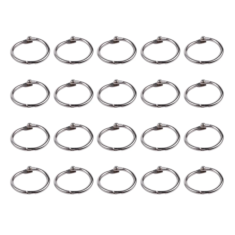 

20 шт., канцелярские кольца, 0,94 дюйма