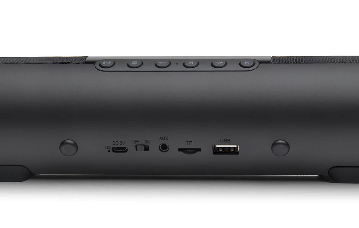 Портативная ТВ Bluetooth звуковая панель высокой мощности сабвуфер 3D объемный