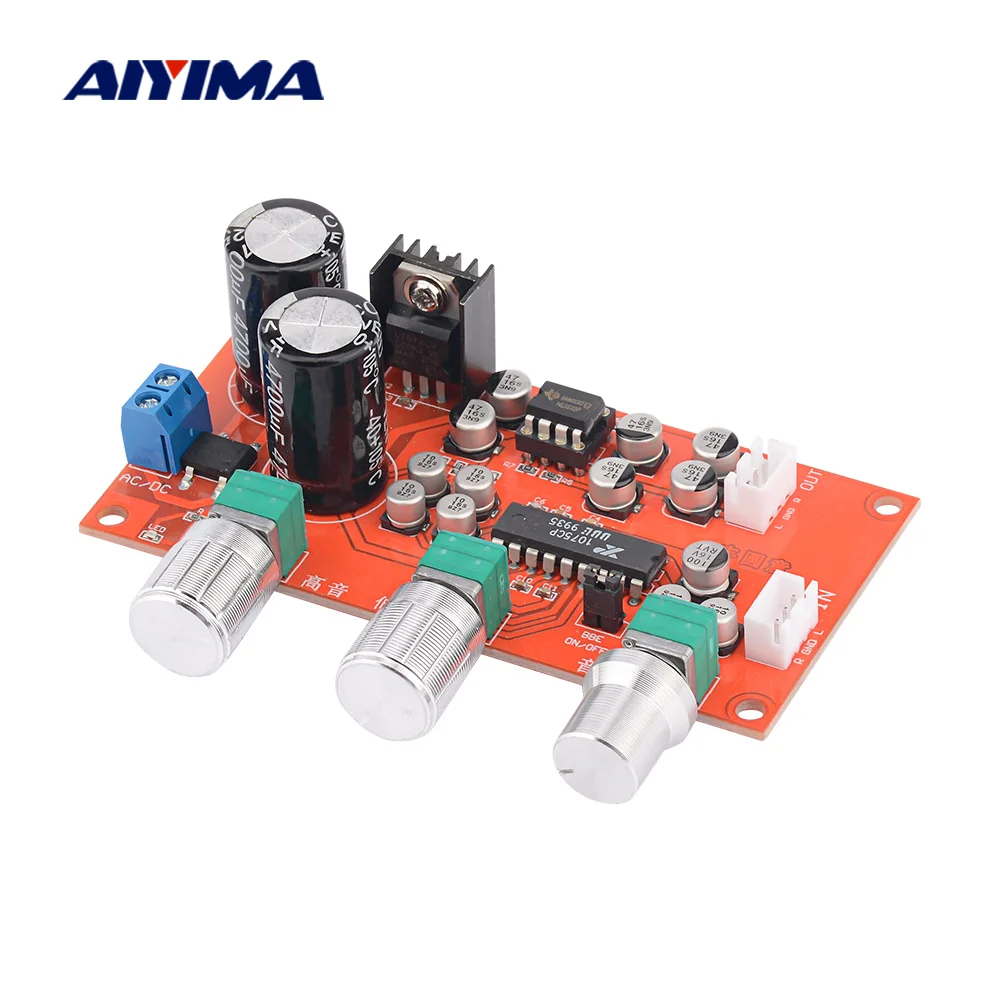 AIYIMA XR1075 BBE усилитель тональности предусилитель аудио Плата NE5532 OP Регулятор