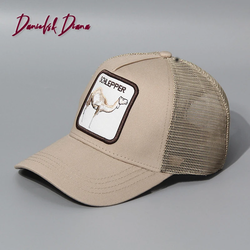 

40 Animals Exquisite Embroidery Men's Baseball Cap Women Snapback Tiger Cap Summer Mesh Hat Trucker Cap Bone gorra Dad Hat