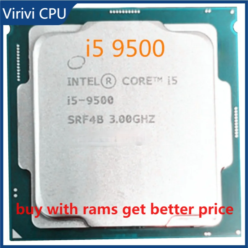 

Intel Core i5 9500 3.0G CPU i5-9500 socket LGA1151 14nm six-core CPU free shipping