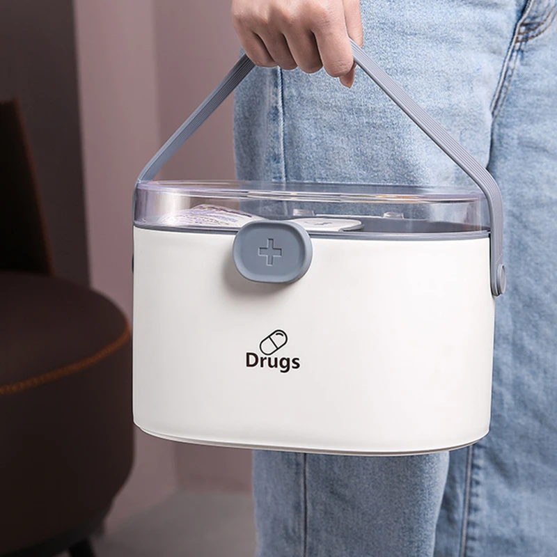 Модная медицинская коробка домашний аптечка большая портативная медицина с