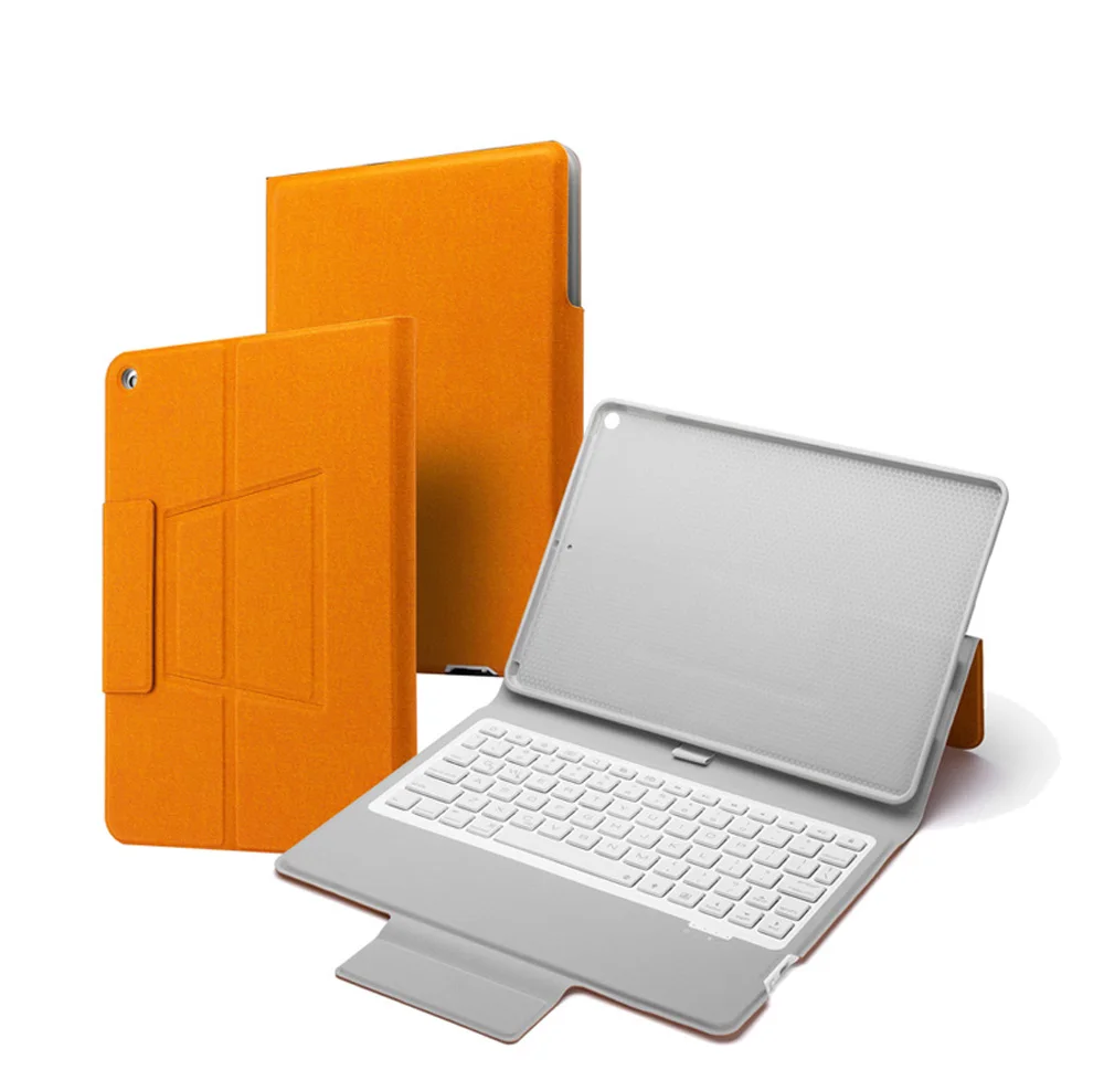 Для iPad 10,2, 7 цветов, Беспроводная Bluetooth клавиатура, кожаный чехол с подставкой, умный флип-чехол со встроенным держателем для карандашей