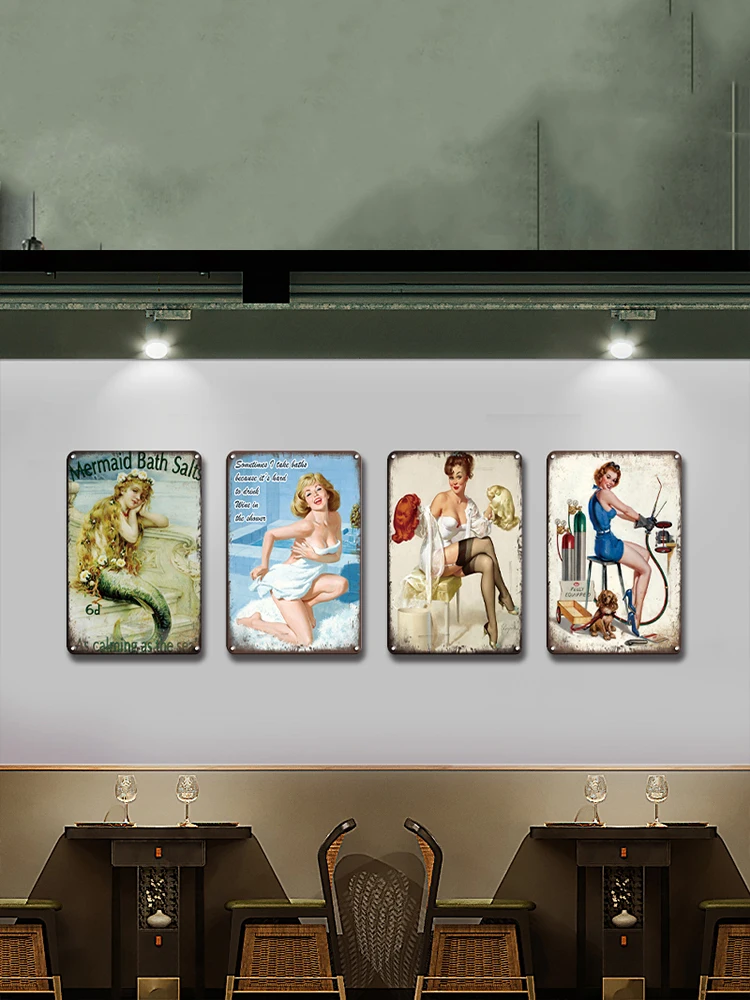 Индивидуальный жестяной шикарный знак с изображением любого имени Винтажный