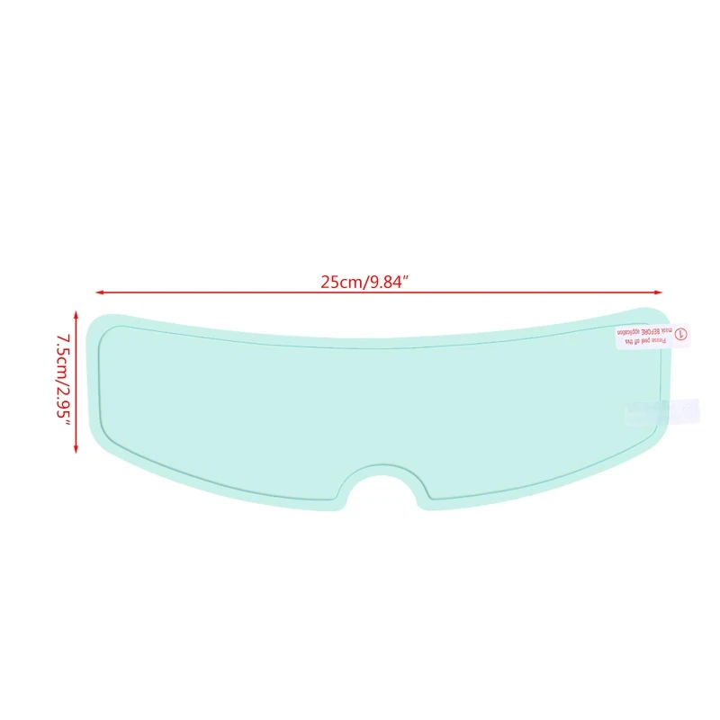 

Clear Anti-Fog Patch Film Lens Universal for Full Half Face Motorcycle Helmet