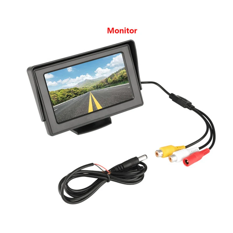 Only Monitor Display 4,3 дюймов TFT lcd Беспроводная камера s автомобильный монитор дисплей камера заднего вида парковочная система для автомобильных мониторов заднего вида - Цвет: Only Monitor Display