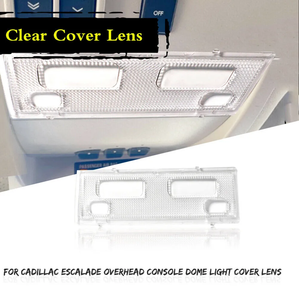 

Interior Dome Light Clear Cover 2007-14 for Chevy Silverdo Sierra Tahoe 15911049 Front Overhead Dome Lamp Cover High Quality
