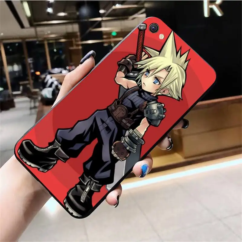Финальная фантазия VII FF7 аниме DIY Окрашенные украшения для Vivo Y91c Y17 Y51 Y67 Y55 Y93 Y81S Y19 V17