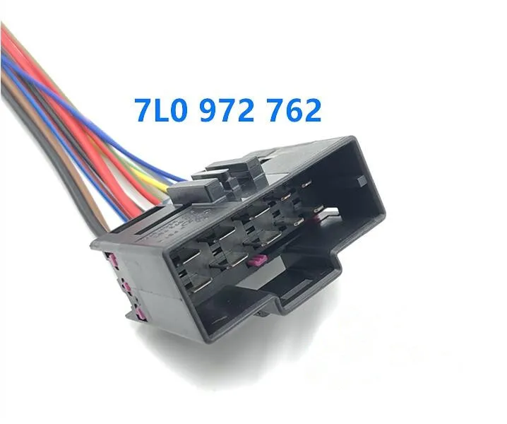 1pcs 10 Pin/Way Male Automotive Connector Wire Harness Pigtail For Power Seat Heating Plug Socket VW Audi 7L0 972 762 | Автомобили и