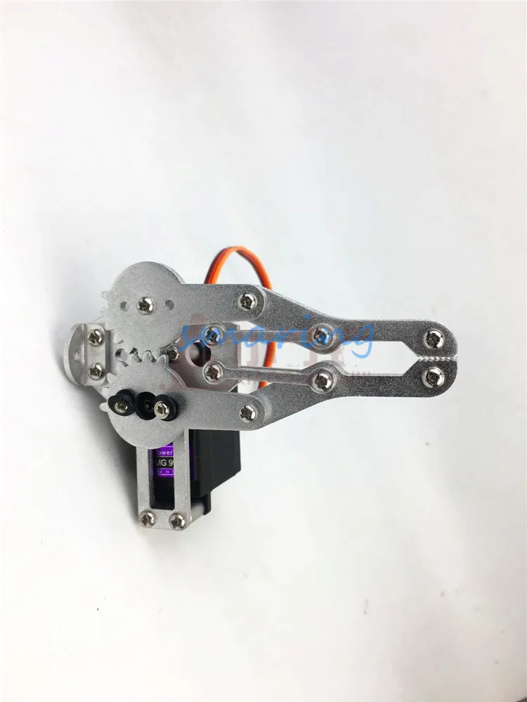 Полностью металлическое роботизированное захватное устройство коготь с рулевым