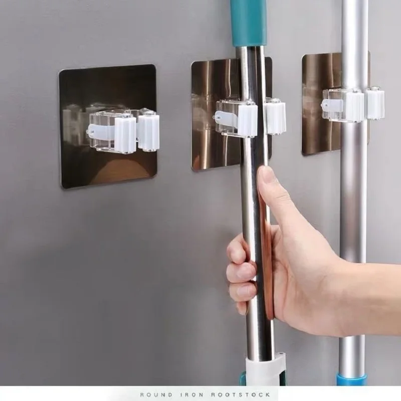 Держатель для швабры крючки метлы полка аксессуары ванной комнаты дома и кухни