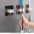 Держатель для швабры, крючки для метлы, полка, аксессуары для ванной комнаты, для дома и кухни, настенная вешалка, присоска для хранения, подвесная труба