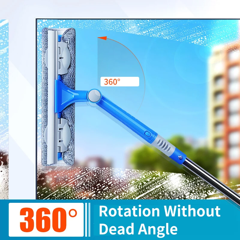JOYBOS Стекло чистящее средство двухсторонняя телескопическую штангу для мытья