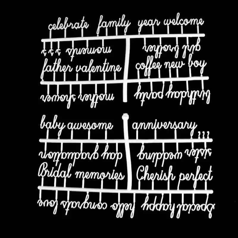 

Letter Board Letters Set 194 Numbers Special Characters Words For Felt Changeable Message Signs & Letterboards White