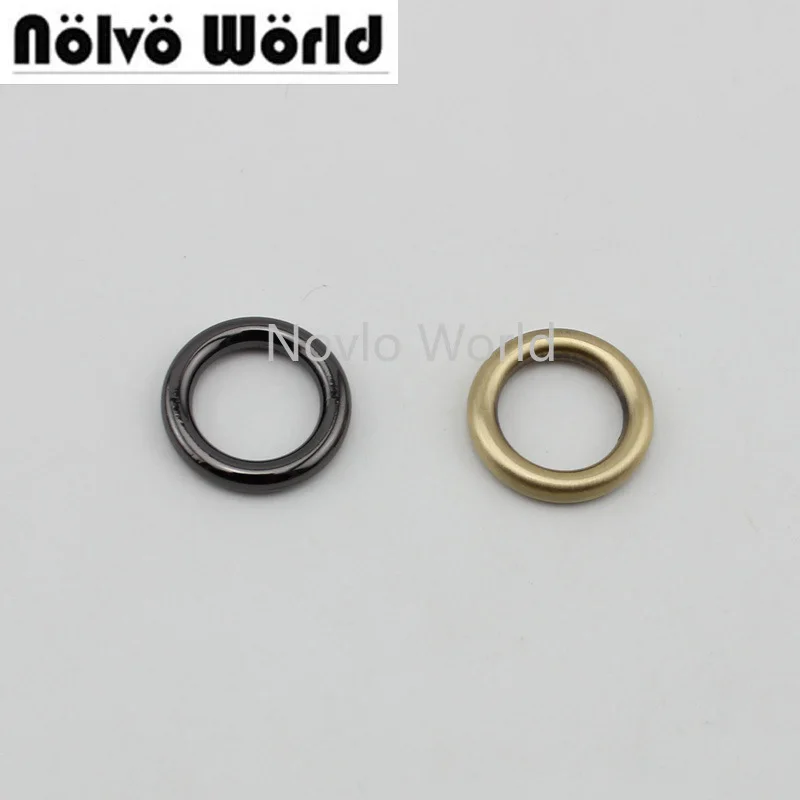 

10pcs 50pcs 3.8mm line 14mm alloy silver rings o metal for handbags metal accessories small welded ring hardware