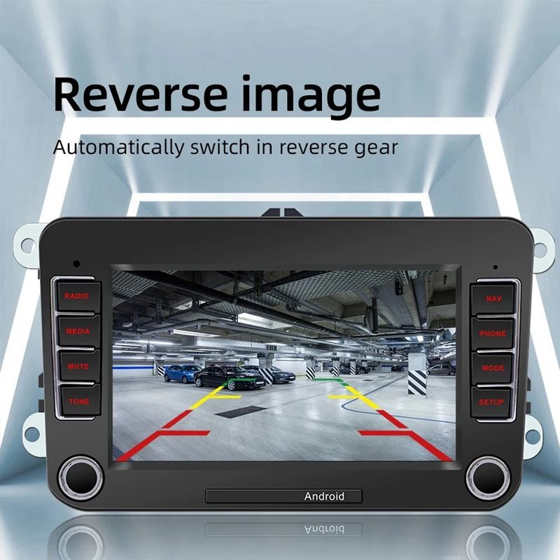 7 дюймов 2 Дина fndroid GPS Bluetooth Автомобильный MP5 плеер подходят для VW Jetta Passat Skoda