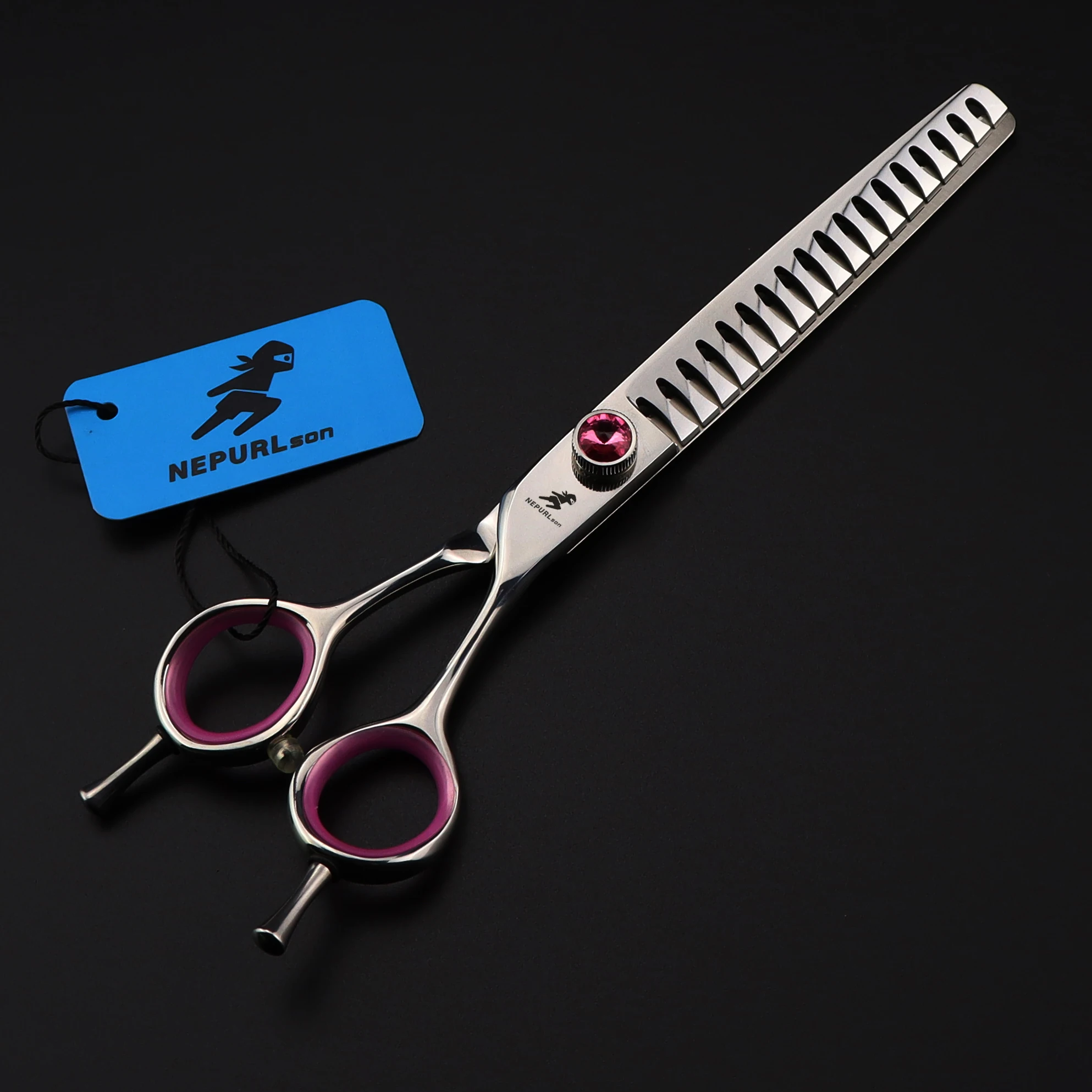 

7.0 inch pet grooming scissors straight cut bend barber special set Cutting scissors