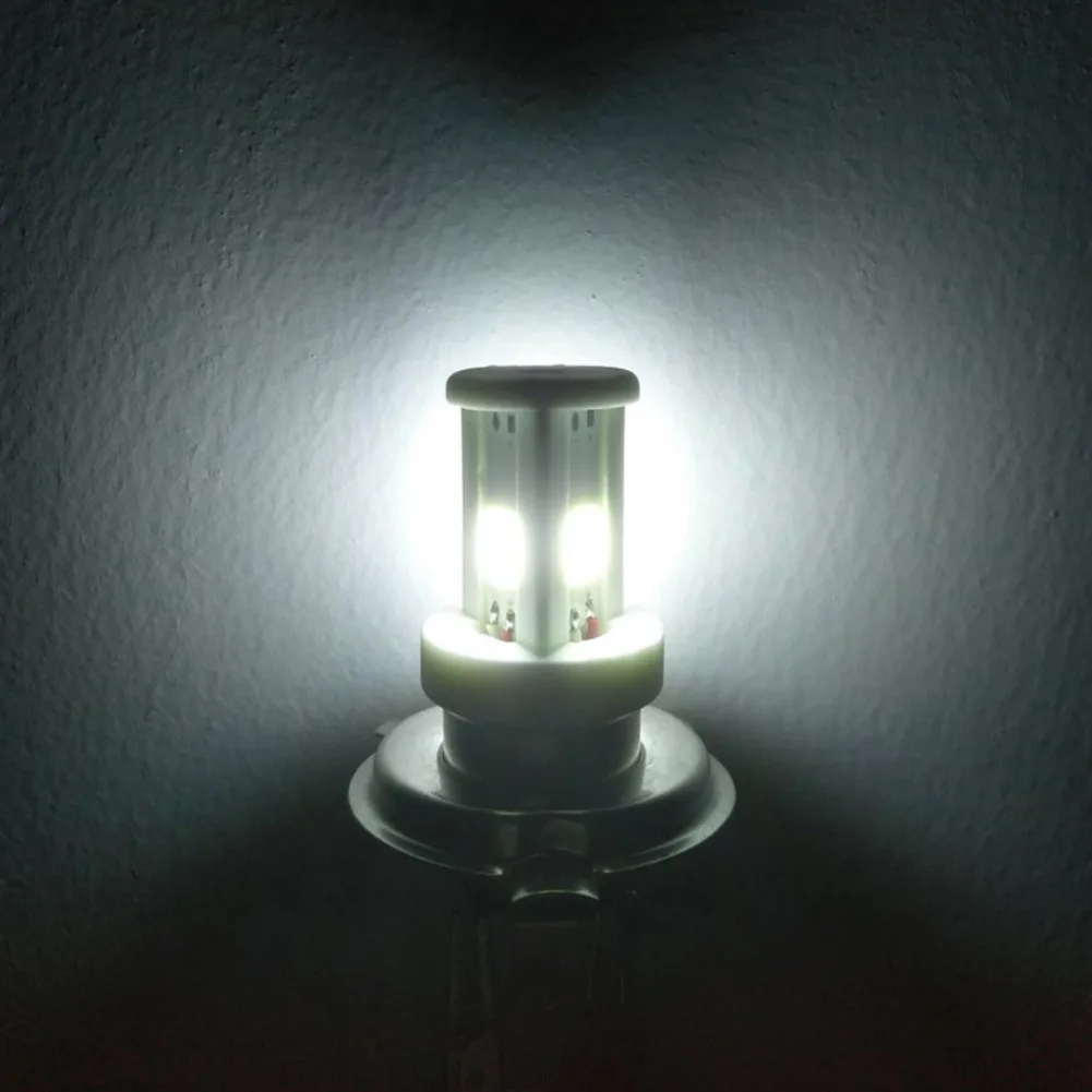 

12-80V LED 1PC Motorcycle Light 6500K BA20D H6 Hi-Lo Beam White Practical