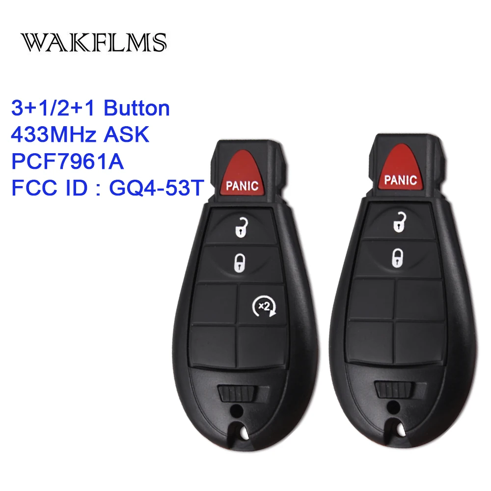3/4 Кнопка 433 МГц без ключа Romote Автомобильный ключ Замена аксессуары автоклавиша