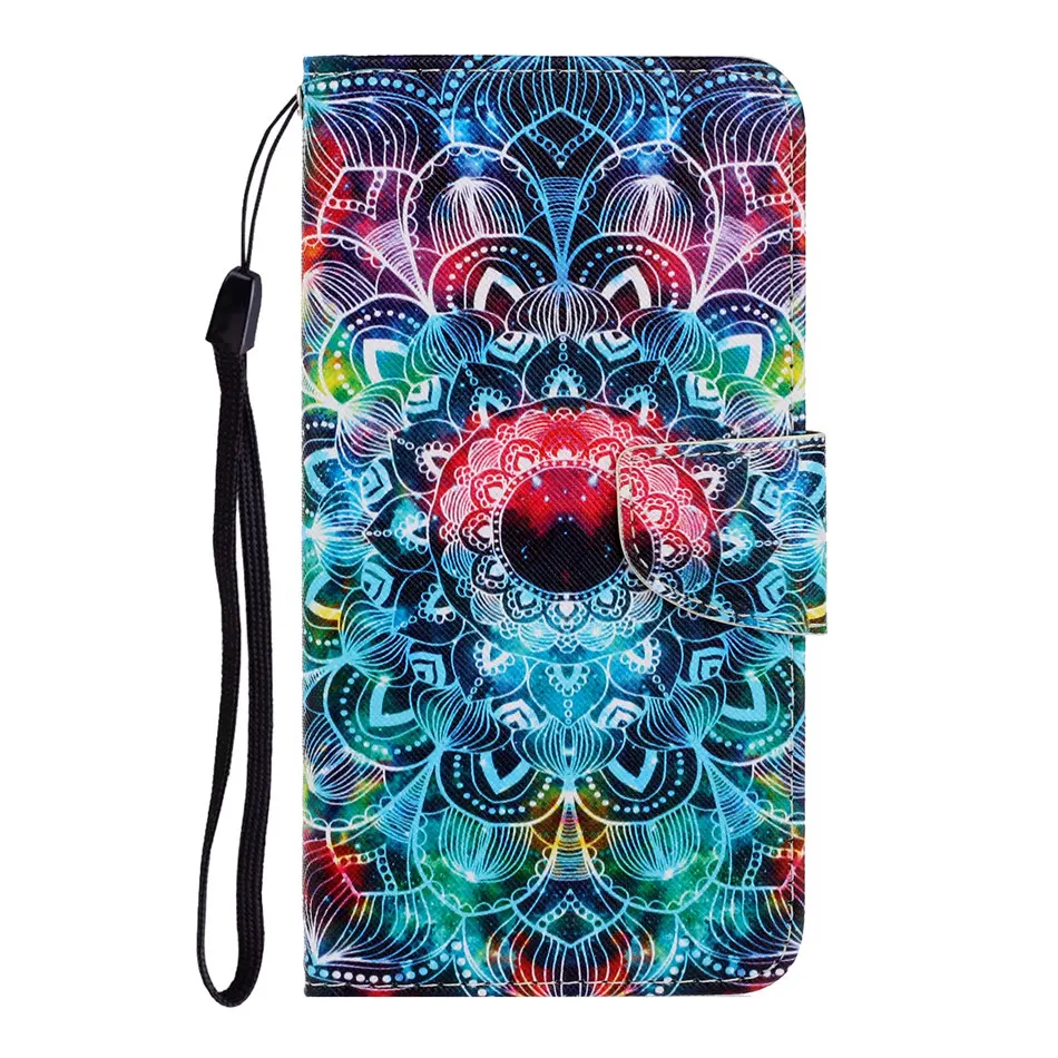 Mandala DEEVOLPO подставки чехлы для телефонов сумки из разукрашенной кожи для samsung Note8 J330 J530 J730 J310 J510 A320 A520 S5 S6 S7 край S8Plus DP10Z - Цвет: Mandala