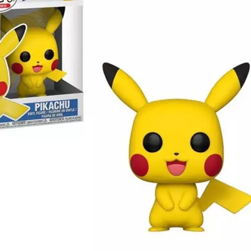 with retail box Funko Pop Cartoon Bulbasaur#453 Pika#353 виниловые фигурки игрушки куклы Коллекция японского аниме Покемоны Фигурки игрушки для детей - Цвет: with retail box