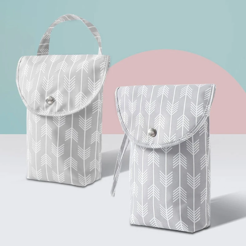 Bolsas multifuncionales para pa&ntilde;ales de beb&eacute;, organizador de pa&ntilde;ales reutilizable a prueba de agua, bolsa de pa&ntilde;ales de capacidad port&aacute;til, bolsa de mam&aacute;-2