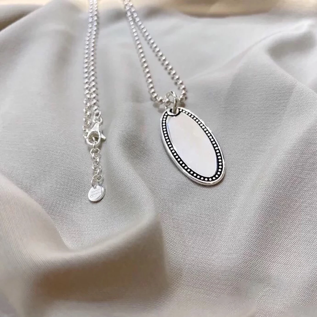 

2021 модный роскошный бренд оригинальное ожерелье с овальной биркой ожерелье с буквами свадебное ожерелье парное Сердце ожерелье и кулоны дл...