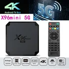 X96mini 5g TV box s905w4 Android 9.0 9,0G + 5g двухдиапазонный WiFi с Bluetooth 2 + 16g