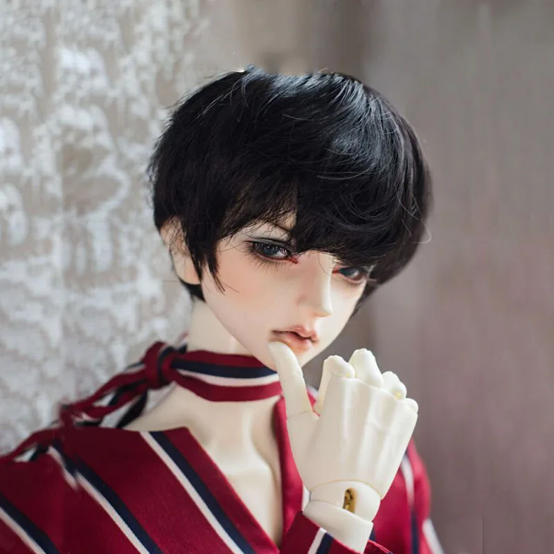 Парик Bybrana BJD 1/3 волосы для мальчика короткие имитация мохера|Куклы| |
