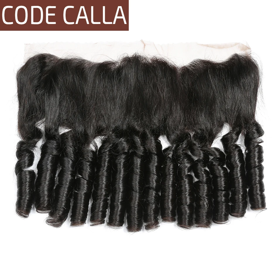 Bouncy Curly Hair Bundles With 13x4 Hd Lace Front Human Brazilian 3 4 Weave And Loose Wiht Closure | Шиньоны и парики