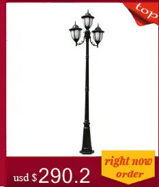 Садовый светильник Lampioni Da Esterno Tuinlamp, квадратный светильник giardin Road, Lampione, наружный уличный светильник