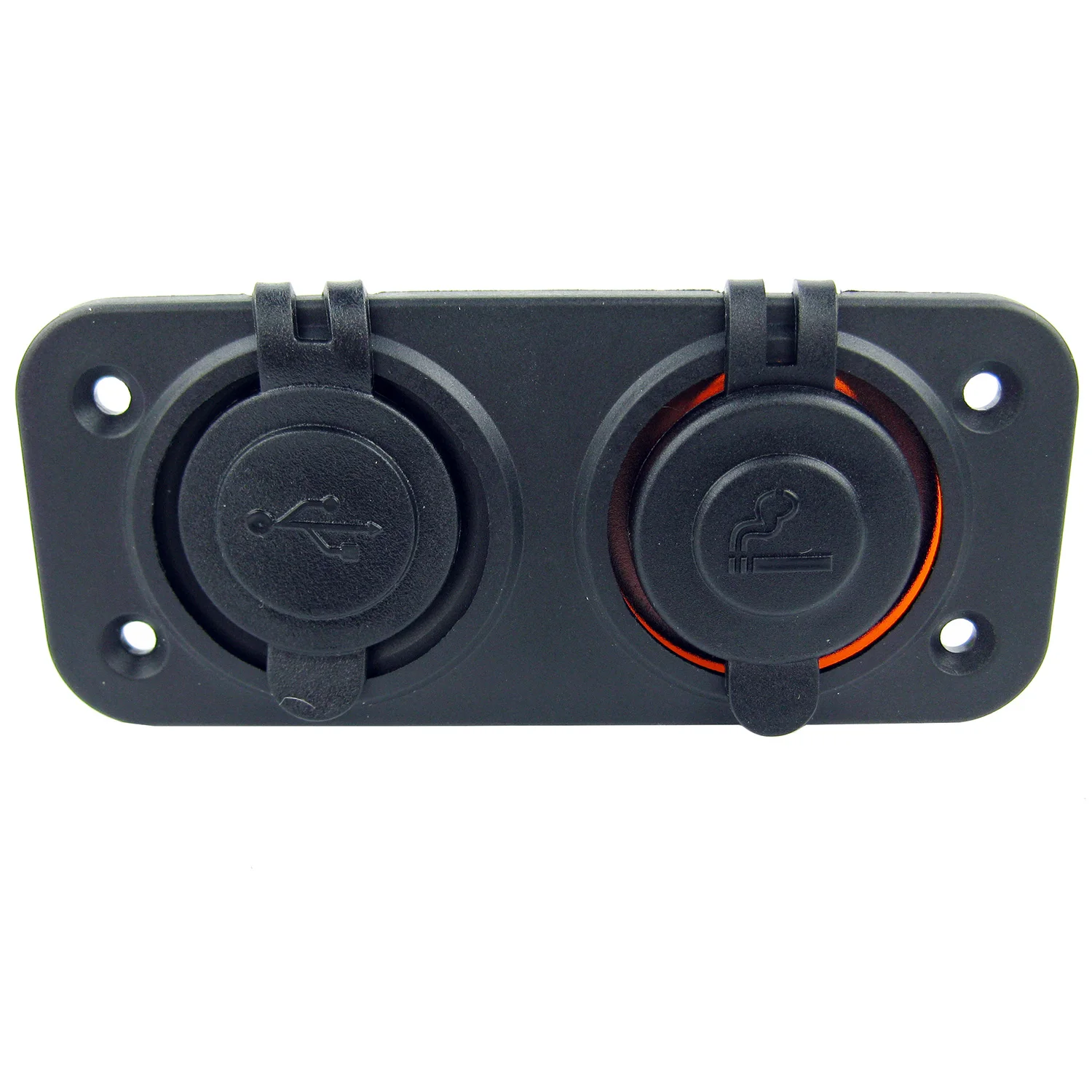 Морской двойной USB порт розетка зарядное устройство и Прикуриватель разъем Лодка