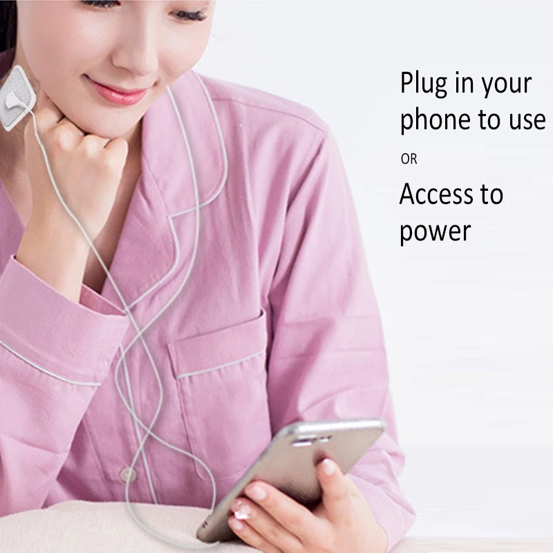 6 режимов Портативный USB смартфон массажер для тела десятки акупунктурный