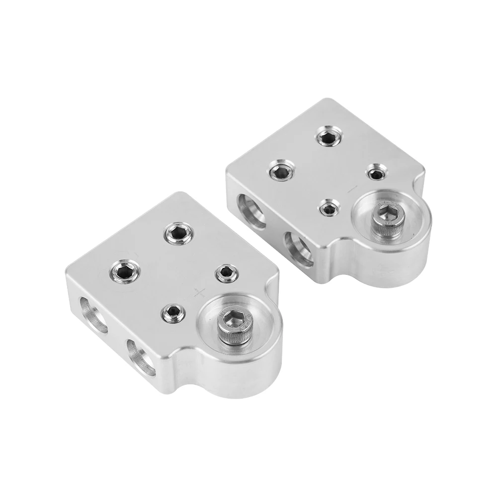 4 holes ЧПУ плоские Батарея клеммы подходит XS Мощность M6 стандартные батареи D5100 D3400 D1400 XP2000 PS240A V3400 S3400 XP1000 - Цвет: 4 holes