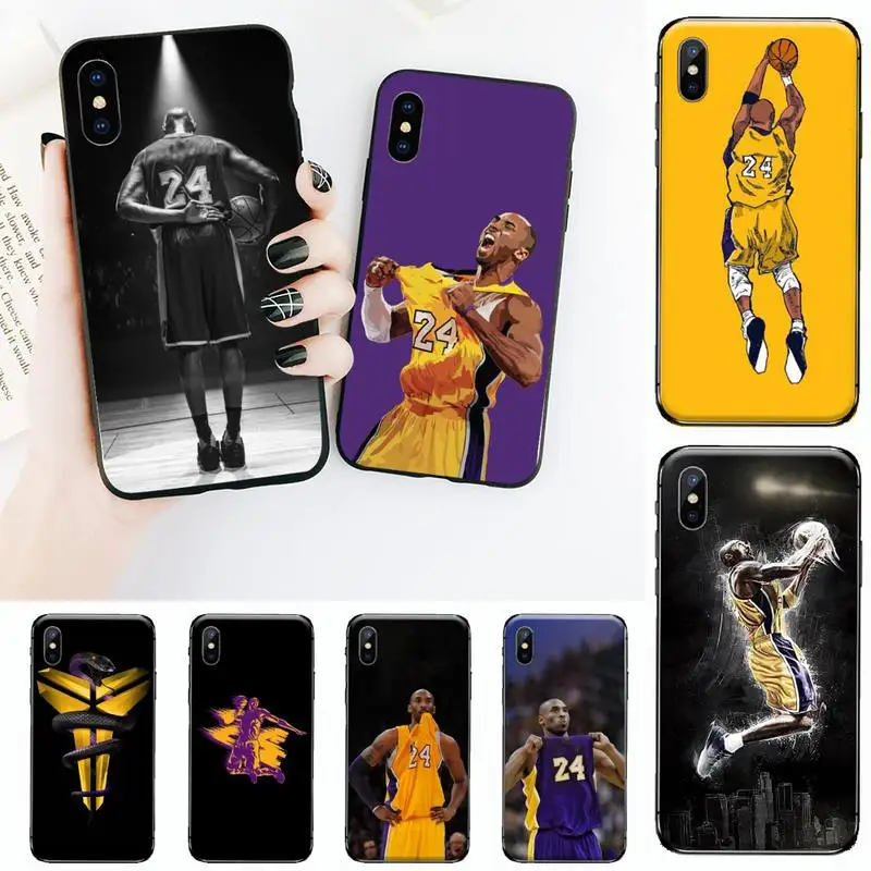 Kobes Брайант баскетбольный чехол для телефона iPhone 11 12 Ipad мини iPad pro XS MAX 8 7 6 6S Plus X 5S SE