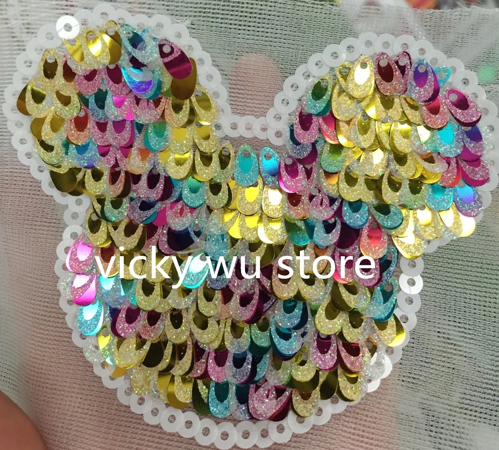 

Various Sequins Patch DIY Bag Colorful Patches Clothes Embroidered Patch Paillettes Motif Applique With Lentejuelas Accessories