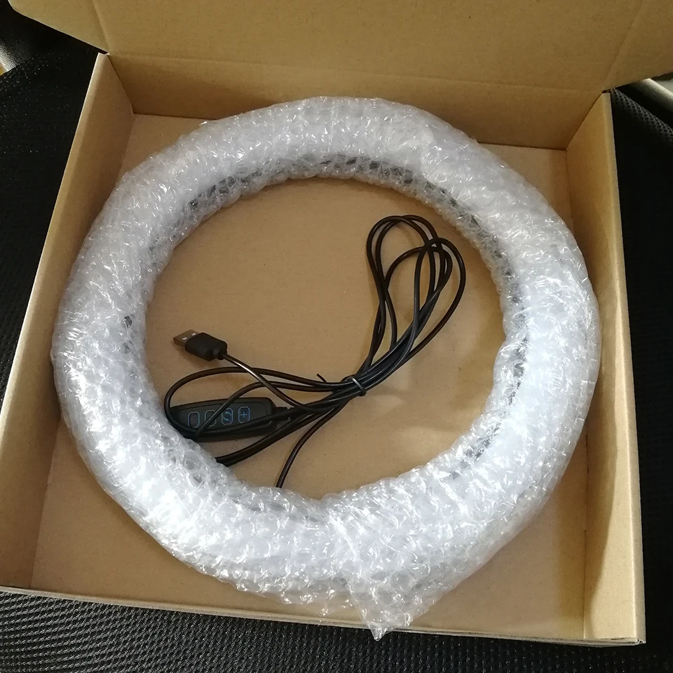 Right Light with Tripod with Lamp Selfie Ring Light Ringlight Glamcor Light Led Ring Lamp 26 Cm for Phone Photographic Lighting