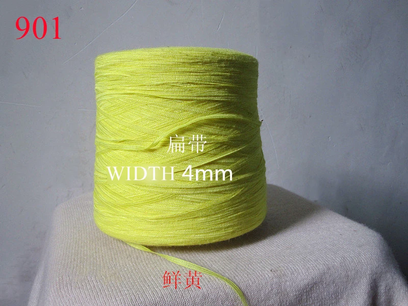 Оптовая продажа 250 г/лот лента из хлопка и льна для вязания пряжа ручного крючком