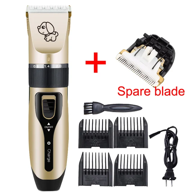 c6 add Extra Blade Профессиональные машинки для стрижки собак, триммер для стрижки волос, машинка для стрижки кошек, бритвенный набор, электрическая машинка для стрижки домашних животных - Цвет: c6 add Extra Blade