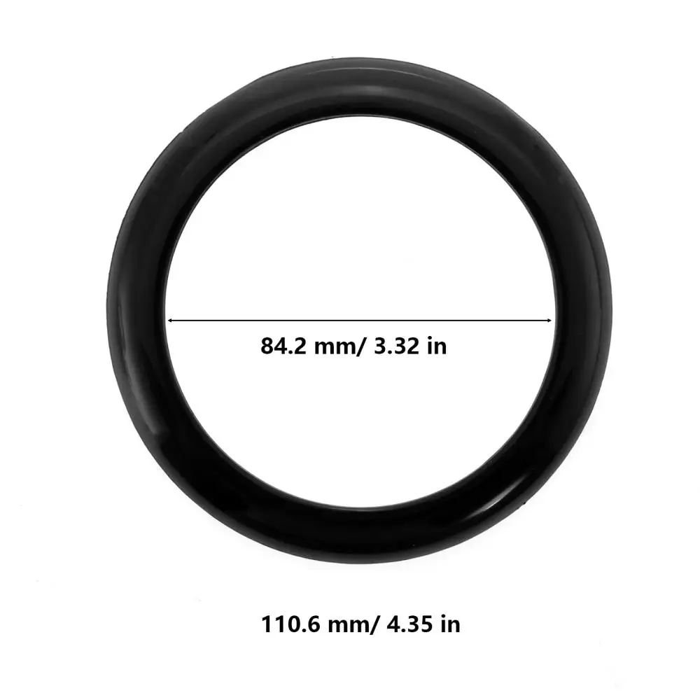 

For BMW 1 Series F20/F21 2011-2019 Car Rear Badge Ring Logo Frame Cover Decoration Trim Carbon / Matte/ Gloss Black