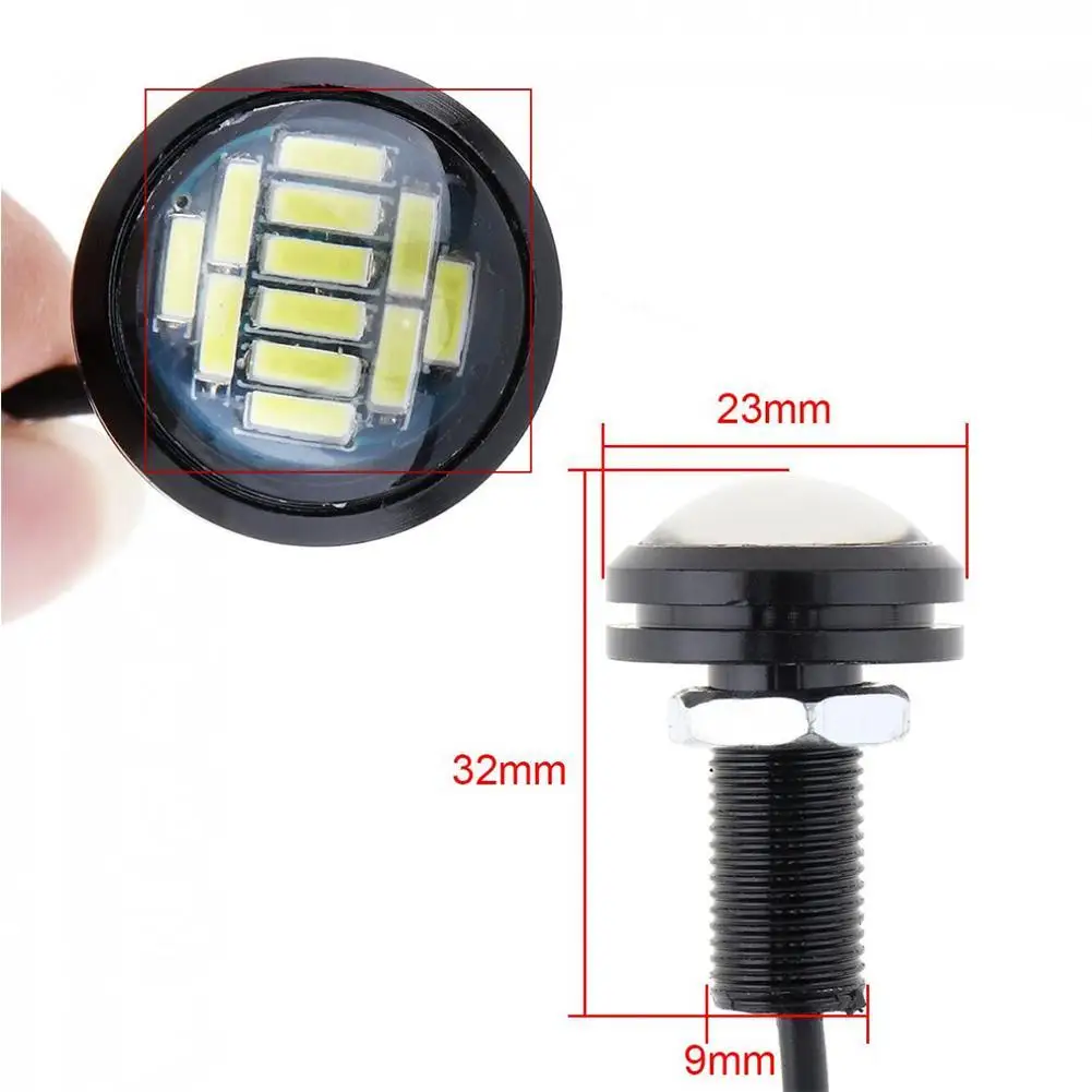 

Car Led Headlight 23MM-4014 12 Lens High-brightness Eagle Eye Light High-power Daily Steering Driving Light