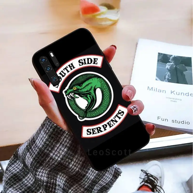 

American TV Riverdale Southside Serpent Phone Cases For Huawei honor Mate mate P 10 9X 10i 20 30 40 y7 lite pro p smart 2019