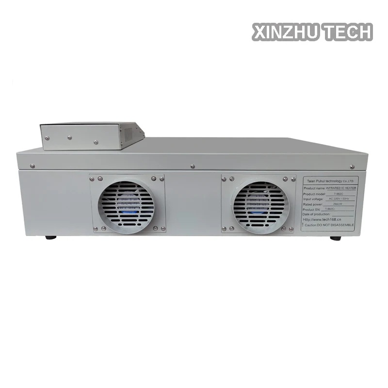 Фото Новая версия 220/110 В 50/60 Гц PUHUI T-962C Инфракрасный нагреватель IC BGA Паяльная станция Духовка Машина Инфракрасный нагреватель 2500 Вт Высокое качество №5
