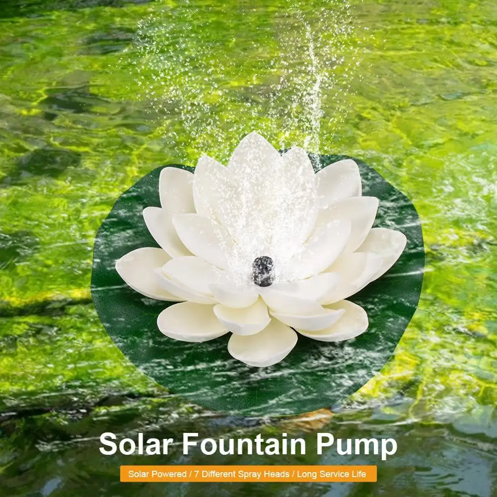 

Solar Fountain Floating Landscaping Outdoor Water Feature Garden Decoration Fountain Pool Water Feature