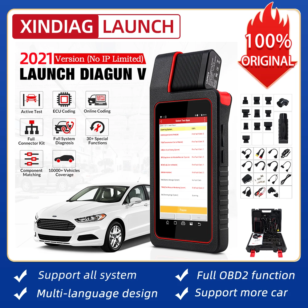 

Launch X431 Diagun V with 2 Years Free Online Update X-431 Diagun IV Better than Diagun III Auto OBD2 Diagnostic Tool