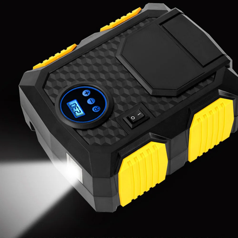 Портативный цифровой насос для шин 12 в автомобильный портативный воздушный