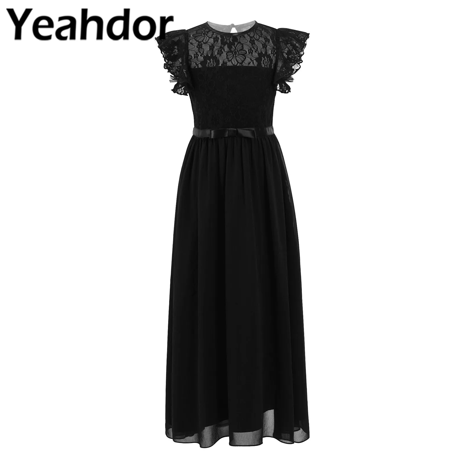 

Kids Dresses for Girl Chiffon Lace Flower Girls Dress Holy Communion Dresses Wedding Party Pageant Princess Petites Filles Robes