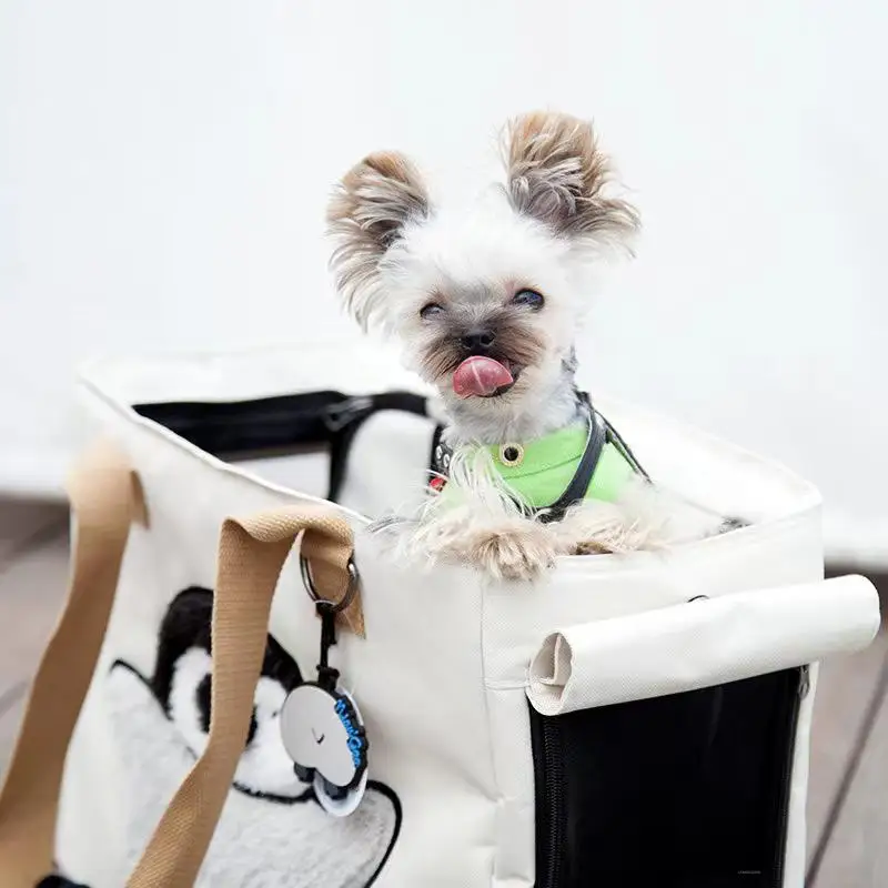 

Rice Cake Cat Bag Go Out Portable Pet One-Shoulder Messenger Bag Breathable Car Kitty And Dog Backpack Supplies